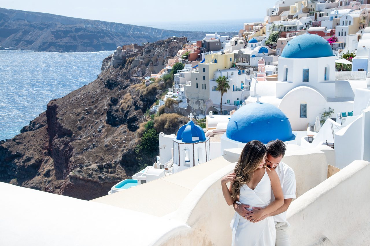 Oia Santorini Photos Couple, Vogdanidis + Sons